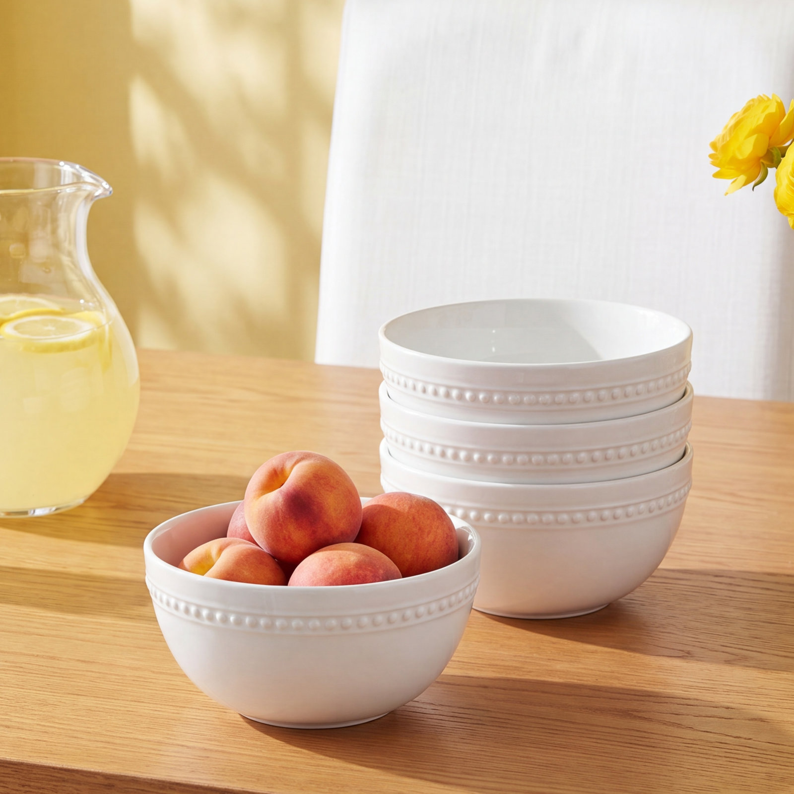 Everyday White Porcelain Cereal Bowl
