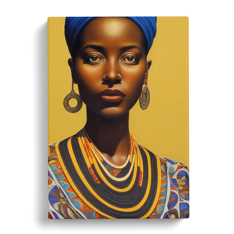 Portrait Of A Royal Woman No.2 - Wrapped Canvas Print, 50cm H x 35cm W x 3cm D