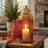 Gold Moroccan Candle Lantern Decorative Candle Holder Lamp for Table or Hanging, Ramadan Decorations, Weddings, Indoor Home Decor, Outdoor Patio or Porch (Set of 2)-452001050-452001047