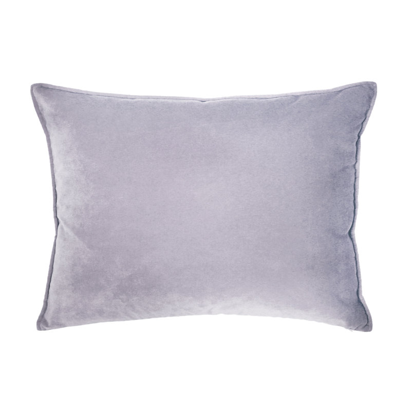 Franklin Washable Velvet Square Pillow Cover & Insert , Crocus, 16"H x 30"W