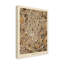 « austin texas city map brown », impression sur toile tendue-183685976