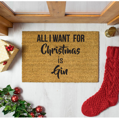 Rhett Non-Slip Christmas Outdoor Doormat
