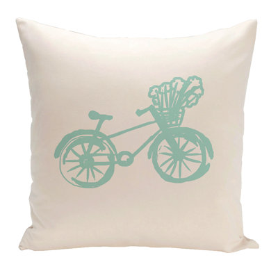 Coastal Outdoor Square Pillow Cover and Insert