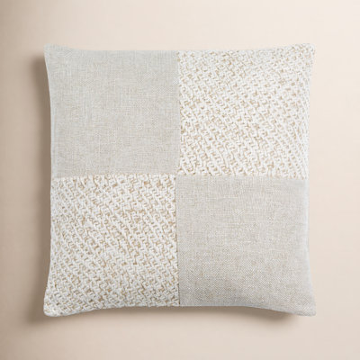Daveney Linen Blend Throw Square Pillow Cover & Insert