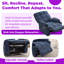 Fauteuil inclinable et pivotant Lavara