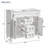 35.9 " W Freestanding Standard Free Standing 1 Single Vanity Bathroom Vanity With Ceramic Top-97698521