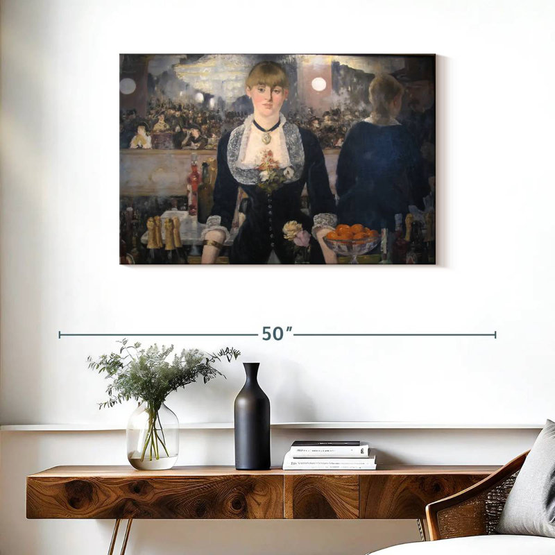 Leisha A Bar At The Folies Bergere, H 24 po x l 36 po