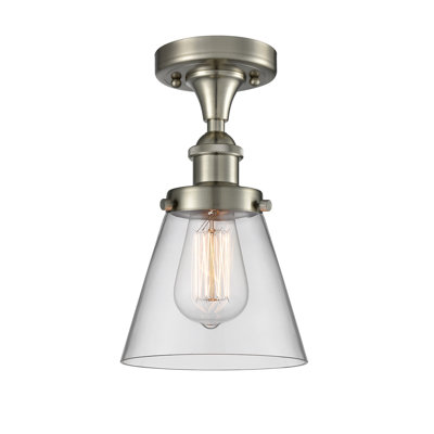 Wilmoth Glass Semi Flush Mount