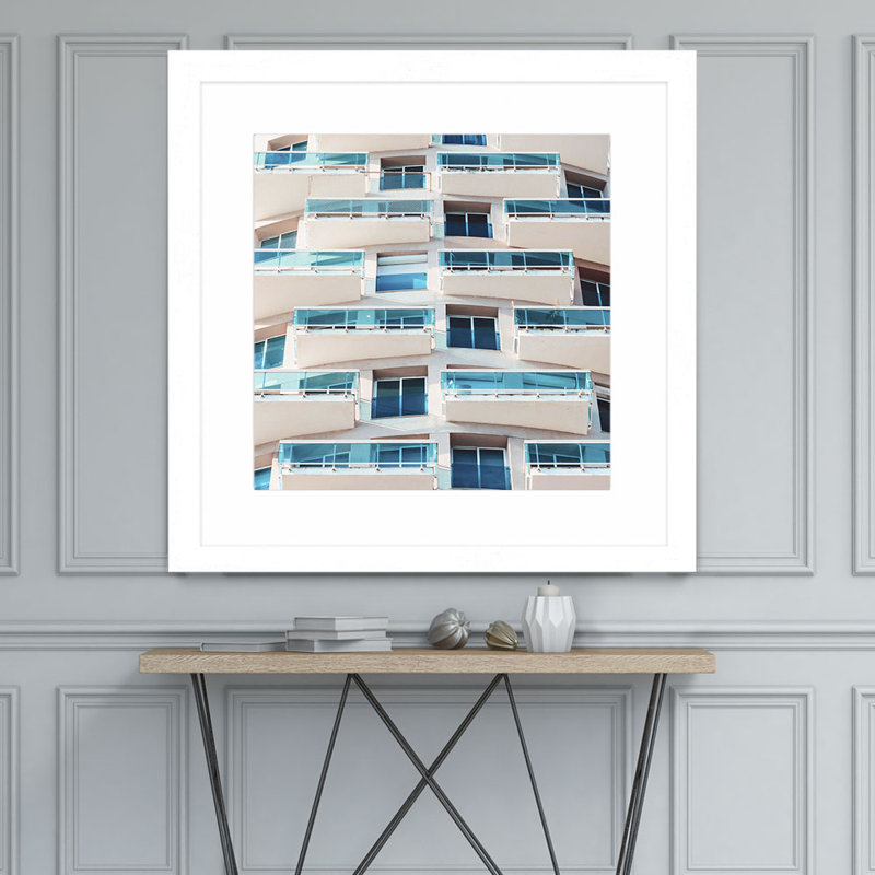'Balconies' by Pexels - Picture Frame Print on Paper
