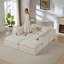 Canapé moderne en nuage de chenille, librement combinable, confortable pour s'asseoir-1322794539