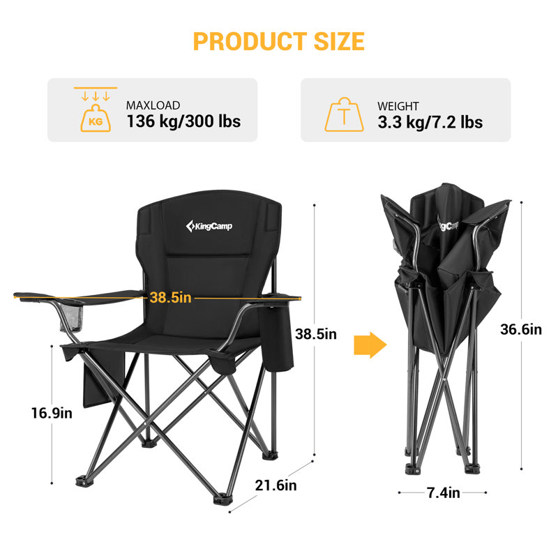 Folding Chair, Black