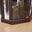 Vitrine d'angle vitrée d'angle pour vitrine de coin, vitrine d'angle pour le salon, armoire vitrée, collection Antique, vin et bar-119328675