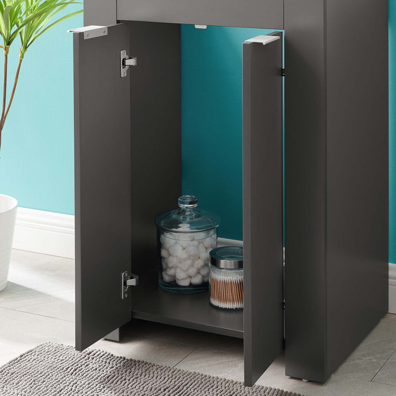 Maybelle 24" Bathroom Vanity by Modway, Gray, Black