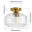 Plafonnier semi-encastré en verre 7,84 po-1292840690-1292840693