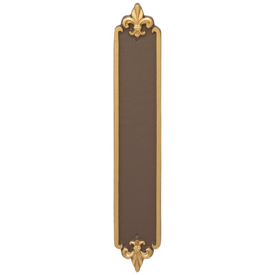 Fleur de Lis 4-Line Wall Address Plaque