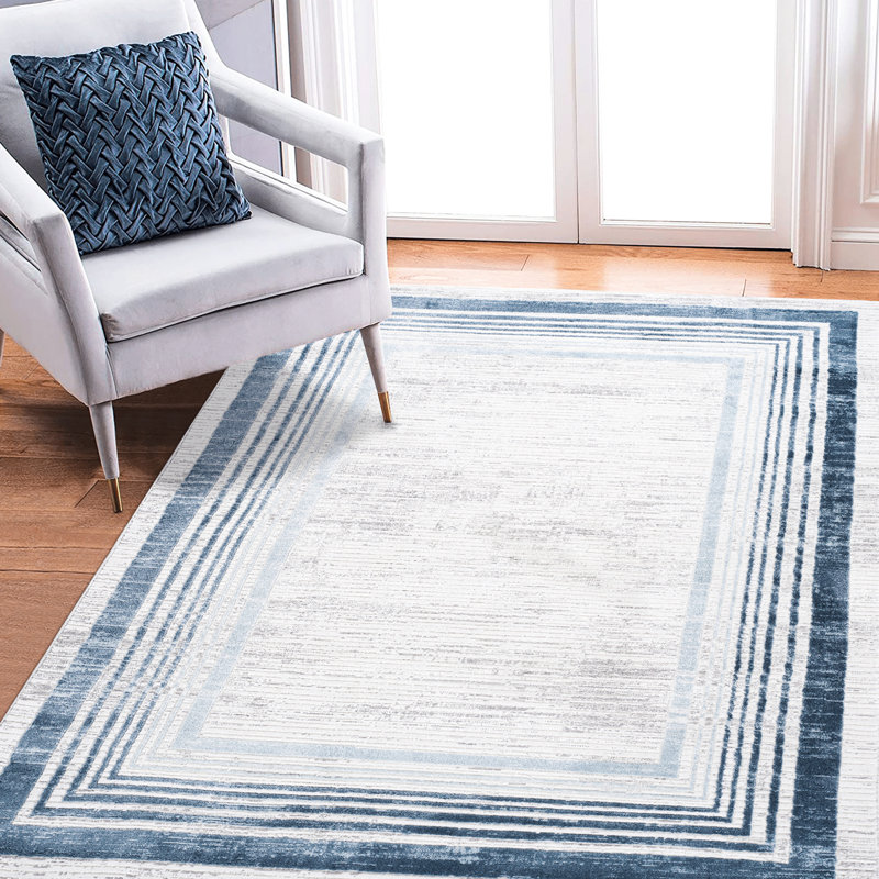 Tapis 6X9 en bleu