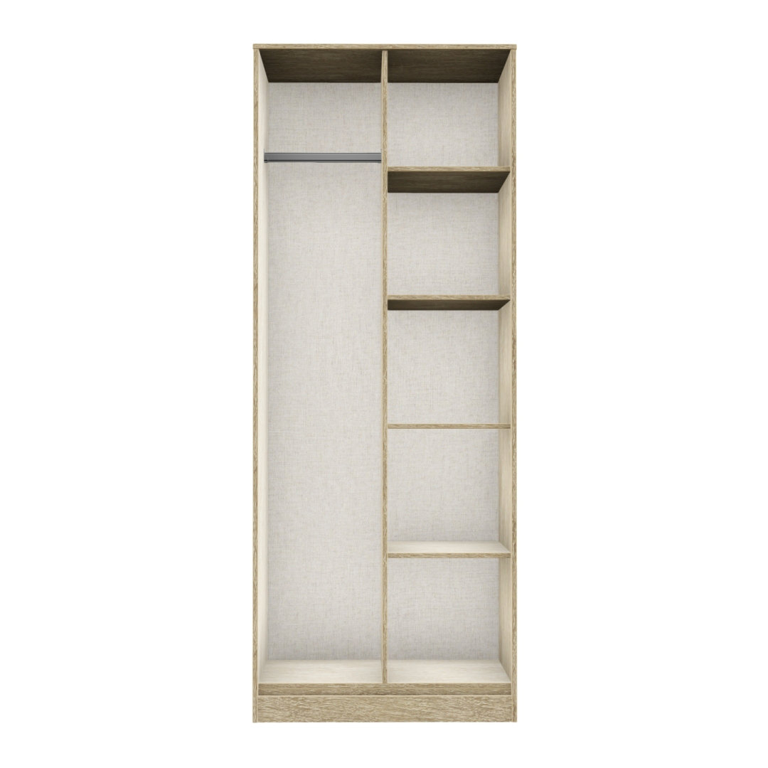 Fully Assembled Diamond - Gold Hairpin (F) Open Shelf Unit