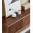 Brown Rectangular Solid Wood Console Table-107230867