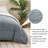 Taf Velvet Gray Blanket-90.1in*68.1in-119304540-119304541