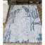 Tapis gris / bleu noué à la main de haute qualité-83711078