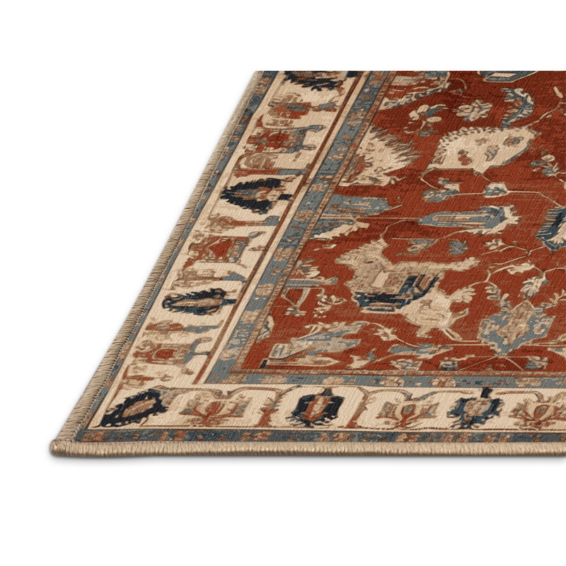 Tapis brun lavable à la machine, Tapis de couloir 2 pi x 4 pi