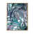 Toile avec cadre flottant brun