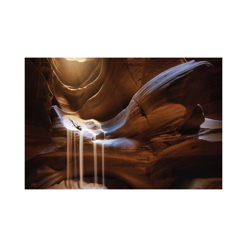 Antelope Waterfall by Juan Pablo De Miguel - Wrapped Canvas Print, 45.72cm H x 66.04cm W x 1.91cm D