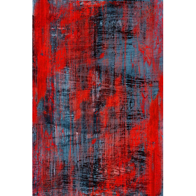 Stylish Woven Carpet (4.6 x 7.2 Feet), 100% Polyester, 0.4 in Pile Height | Antibacterial, Non-Slip Underside, Machine Washable | 3D Digital Print Design | Perfect for Living Room, Bedroom, & Dining Areas
