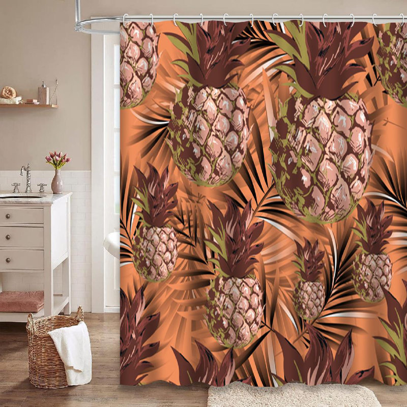 Magnifique rideau de douche avec 12 crochets, L 72 po x l 78 po