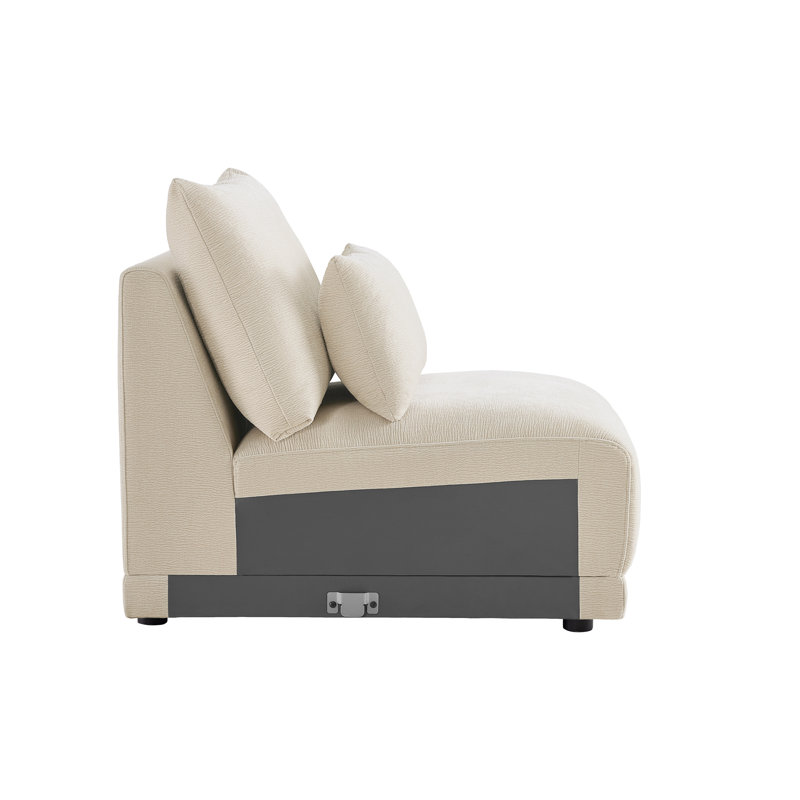 Armless Chair, Linen