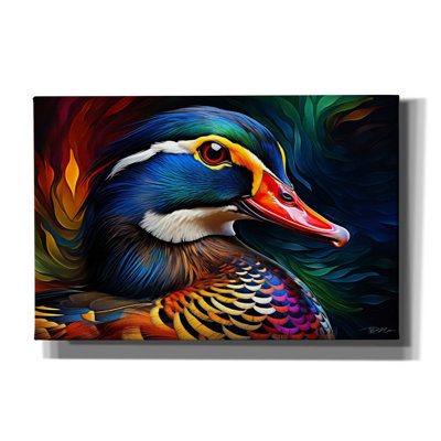 'Duck Head' by Momart Canvas Wall Art