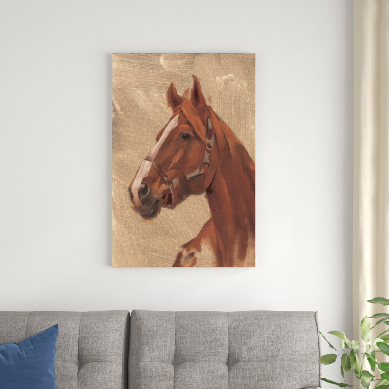 " Thoroughbred I " by Jacob Green Painting Print, 36" H x 24" W