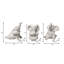 Figurines d'éléphant de yoga minimaliste en résine pour la décoration intérieure-92644654