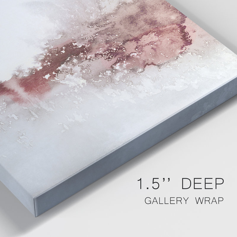 Soft Waves I - ensemble de 2 peintures, H 18 po x l 24 po x P 1 po, Toile tendue