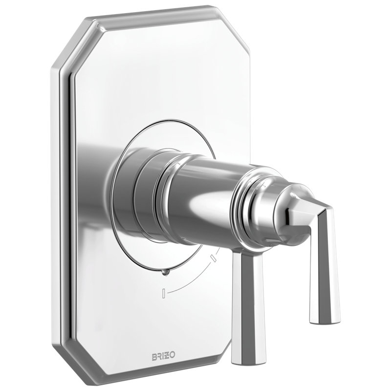 Beauclere Tempassure Thermostatic Valve Only Trim, Polished Chrome