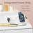43.5" W Makeup Table With Charging Station, Vanity Desk With Lighted Mirror And 9 Drawers, Tool-Free Rail Assembly