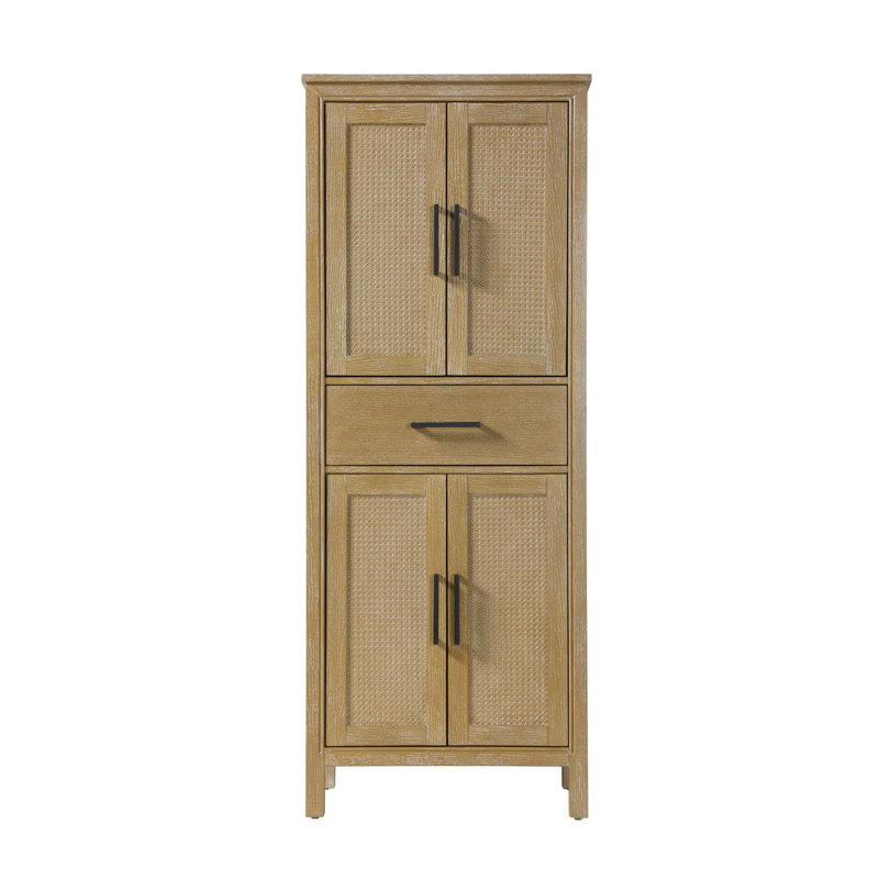Armoire de rangement pour salle de bain 28 pouces en chêne lin, H 72 po x l 28 po x P 72 po, Lin chêne