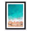 Sydney Australia Beach in Abstract - Framed Print-55728278-55728284