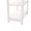 Wood Narrow Sided, Table Sofa Side Table with Drawers and Partition in 180 Flip Over Design-765032754