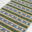 Floral Stripe Blue Classic Doormat