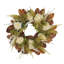 Couronne d'automne 27 po avec hortensias et pampas