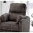 Power Glider Recliner W/ Swivel Curved Arms Pillow Fill Polyester Fiber Primary Living Room-1830572028