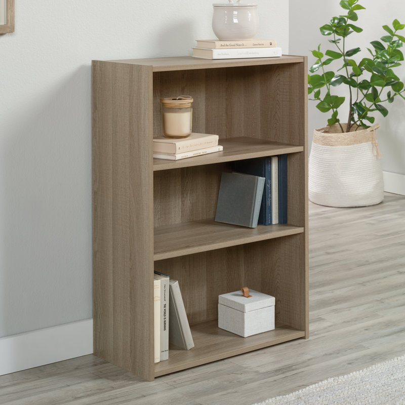 Bibliothèque standard Arisztid, (3 tablettes) H 35,28 po x l 24,5 po x P 11,5 po, Cerisier Brook