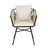 Discover Unmatched Flexibility In Alfresco Dining With Six Creatively Arranged Chairs Made Of Polyester Woven Tape And A Table That Expands From 62.9 To 82.6 Inches To Suit Any Occasion.