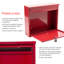 Elegance Wall Mounted Galvanised Steel Lockable Weatherproof Post Box - 36x31x10cm-64111952