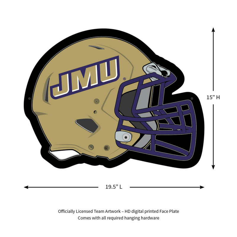 Enseigne murale NCAA Team, Université James Madison