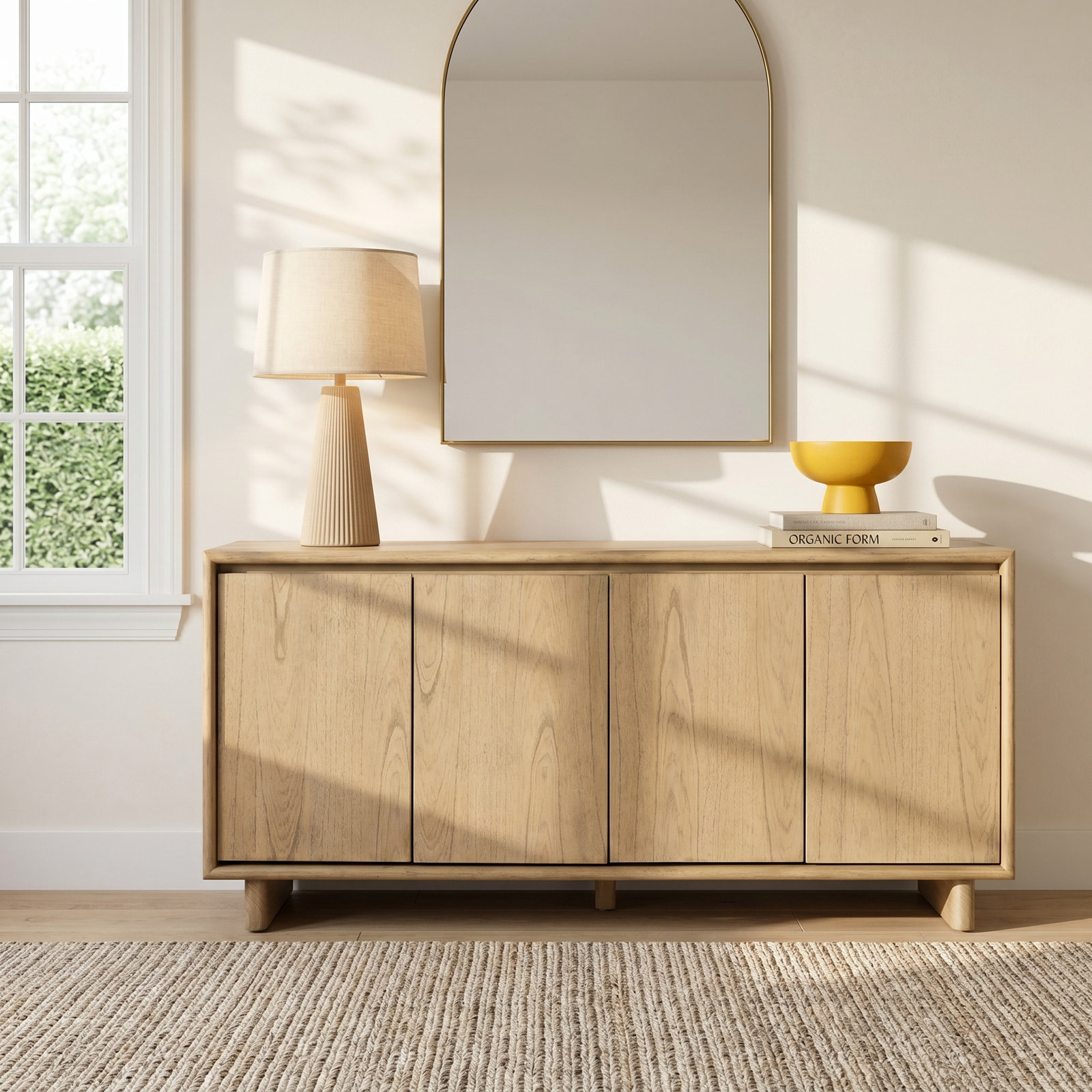 Soleil Sideboard, Blonde Oak
