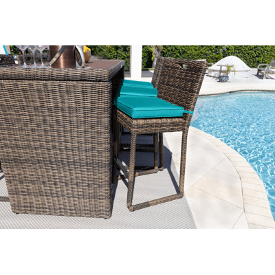 Ensemble bistro rectangulaire pour 6 personnes 77 po Vadim