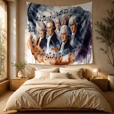 Tapisserie murale «Music Classical Composers»