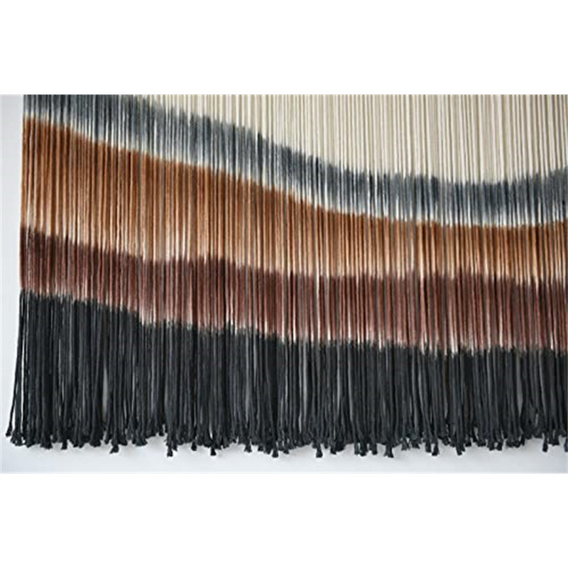 Tapisserie «Tie-Dye» à grande échelle en macramé Flber
